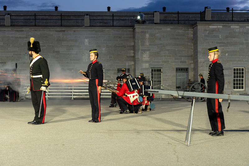 Illustration for article titled Selected Pictures from the Fort Henry Sunset Ceremony 2019 Finale